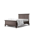 Romina Antonio Full Bed with Solid Headboard - Bruno Rosso