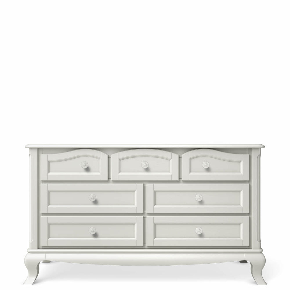 Romina Cleopatra Double Dresser - Solid White