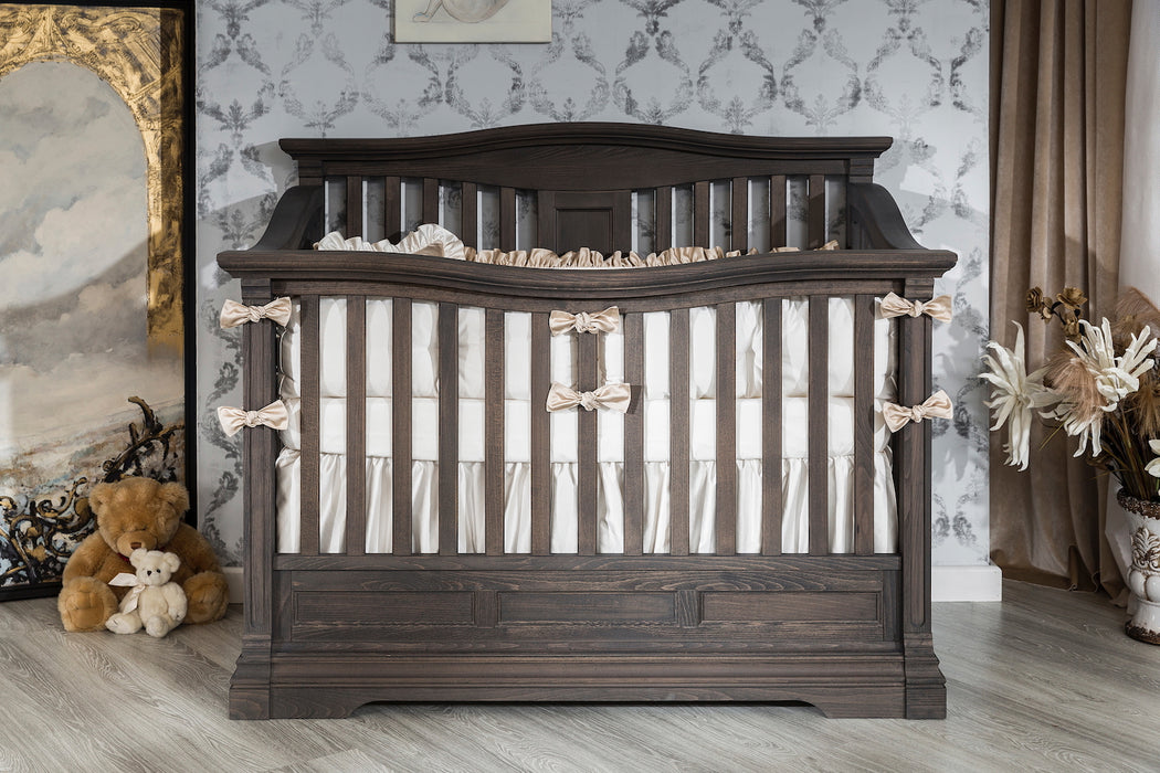 Romina Imperio Convertible Crib with Open Back Panel