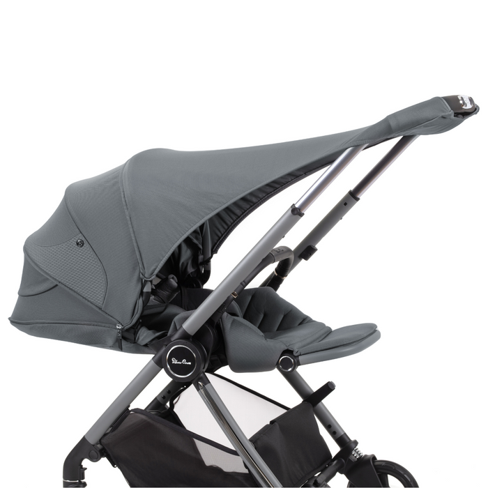Silver Cross Dune Stroller and Compact Bassinet - Glacier