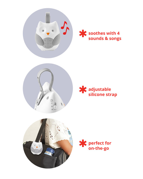 Skip Hop Stroll + Go Portable Baby Soother Owl