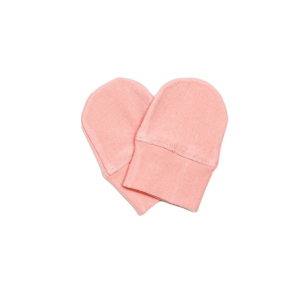 Sora Baby French Terry Mitts Pink
