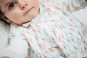 Sora Baby Premium Cotton Jersey Sleepsack - Trees Green / Pink