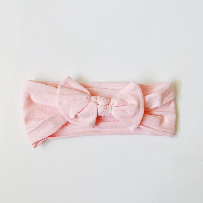 Sugar and Maple Baby Classic Bow Headband - Pink