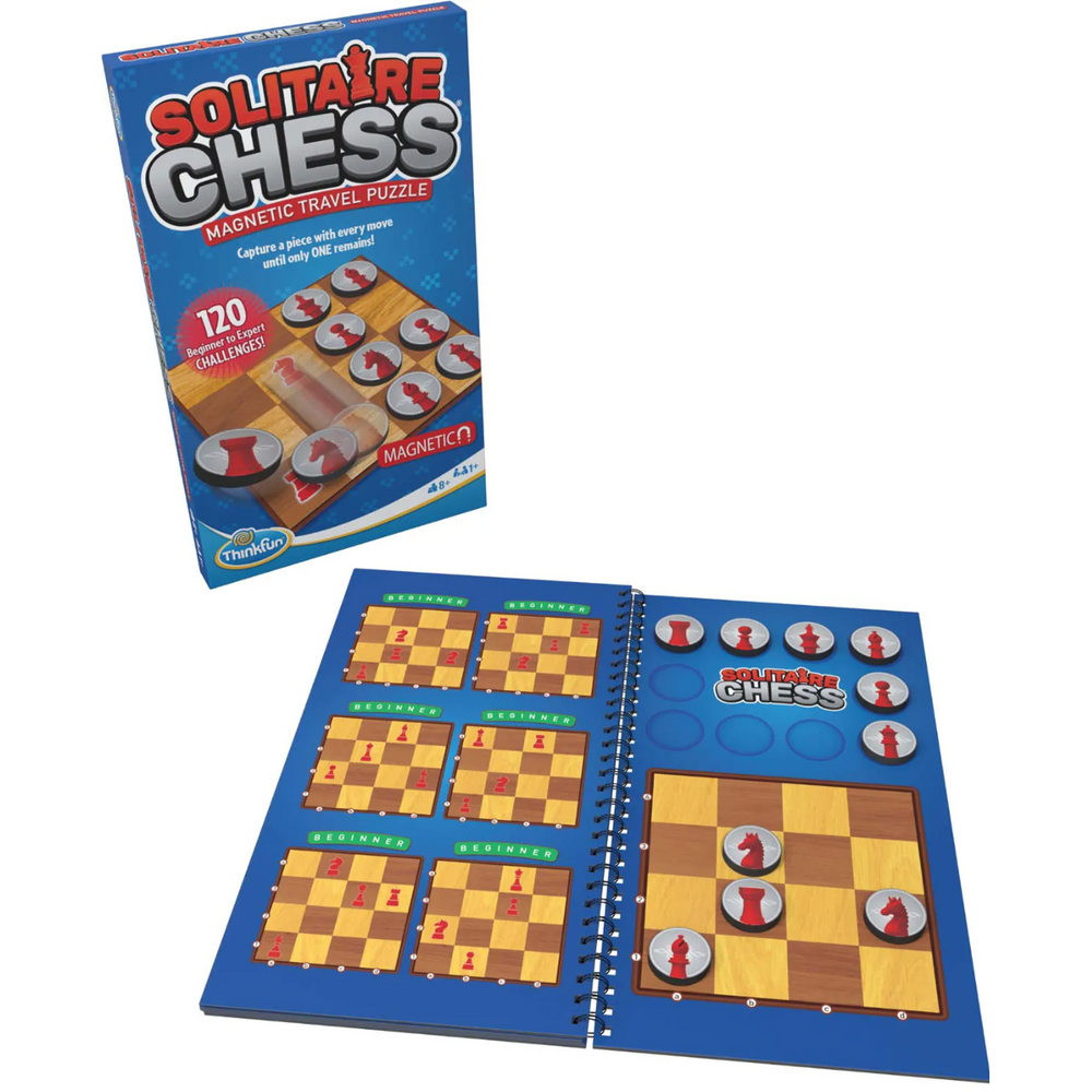 Thinkfun Solitaire Chess Magnetic Travel Puzzle