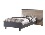 Tulip Metro / Urban Twin Bed Conversion Rails and Footboard - Charcoal