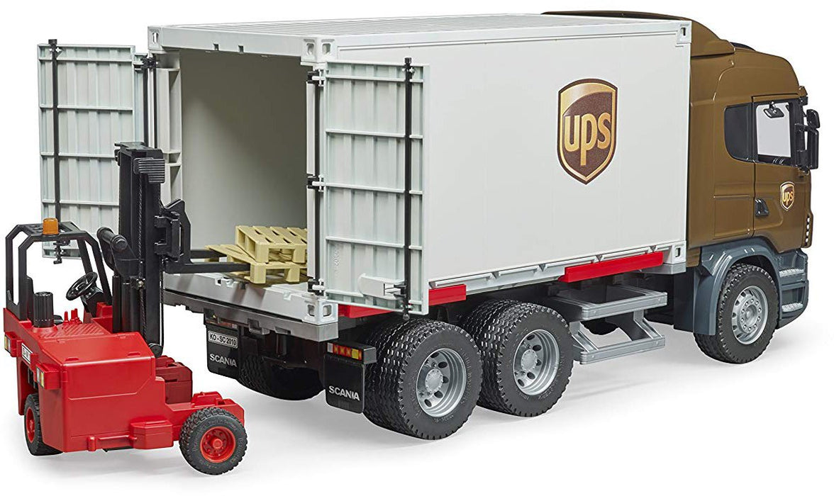 Bruder UPS Logistics Truck with Forklift